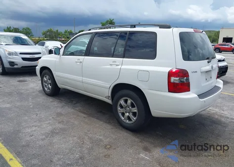 2005 Toyota Highlander from USA, damaged, VIN JTEGD21A950123935